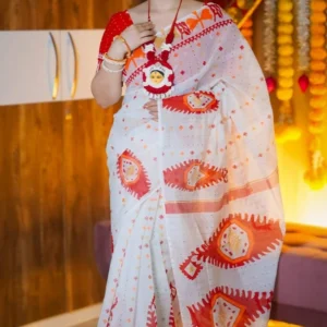 Premium Half Silk Boishaki Sharee